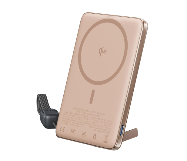 INIU MagPro Slim 5000mAh + kabel USB-C Desert Titanium - 1371570 - zdjęcie 2